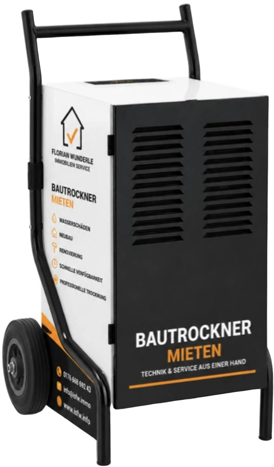 Profi-Bautrockner von Immobilien Service Florian Wunderle